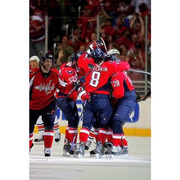 OVECHKIN Washington Capitals 2000s RBK Edge 7187A authentic jersey 48 M red NHL - Picture 12 of 13